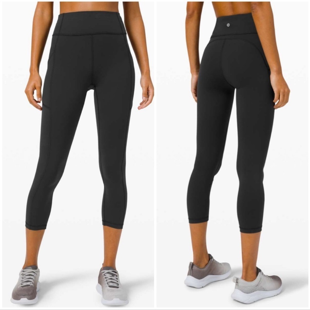 Lululemon Invigorate High-Rise Crop 23" Black Size 2 W6BDVS